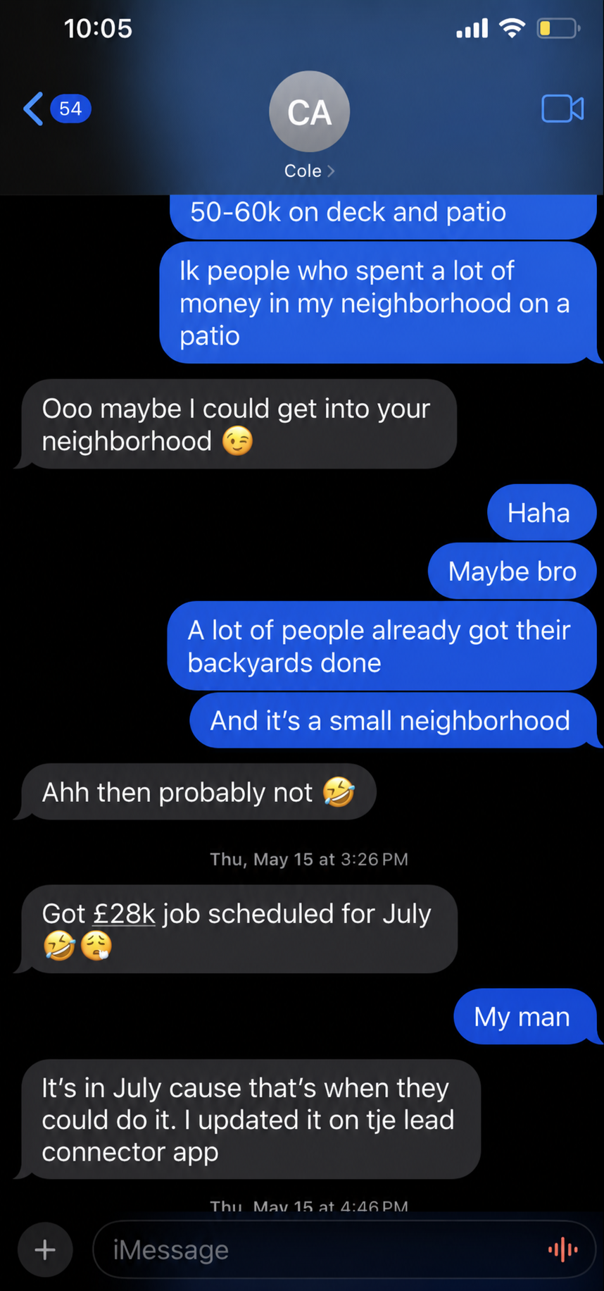 Real client result screenshot 5