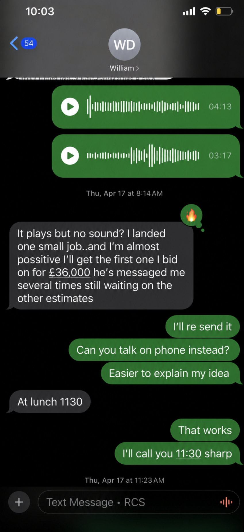 Real client result screenshot 6